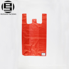 Couleur rouge sac de t-shirt pas cher prix et emballage